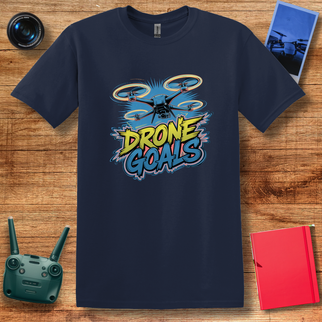 "Drone Goals" – Funny Drone Enthusiast T-Shirt