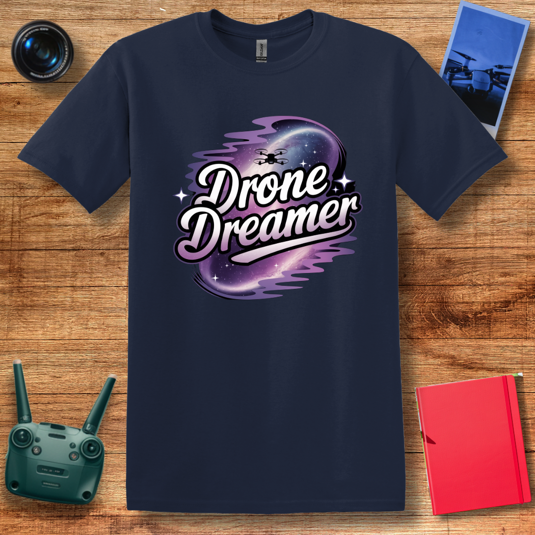 "Drone Dreamer" – Inspirational Drone T-Shirt