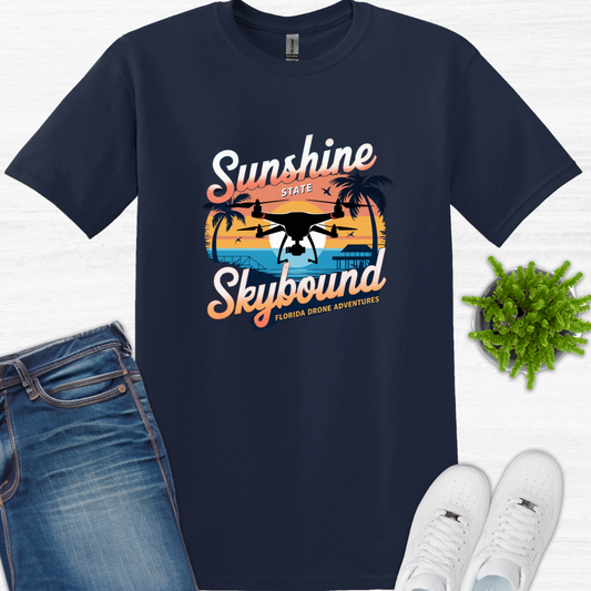 "Sunshine State Skybound" V2 – Florida Drone T-Shirt