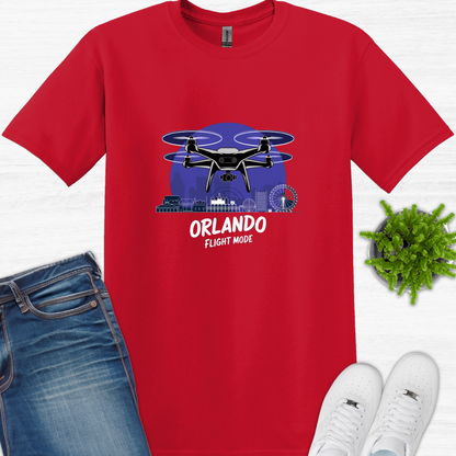 "Orlando Flight Mode" – Florida Drone Pilot T-Shirt