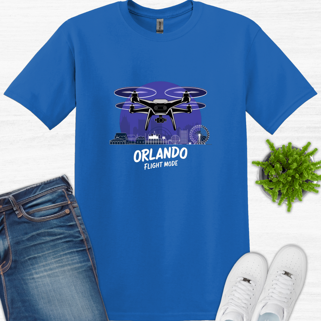 "Orlando Flight Mode" – Florida Drone Pilot T-Shirt