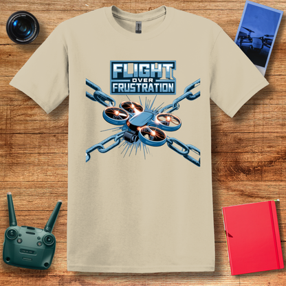 "Flight Over Frustration" V2 – Funny Drone EnthusiastT-Shirt