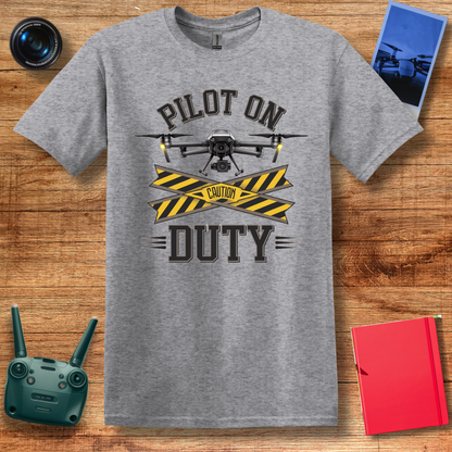 “Pilot on Duty” Bold Drone T-Shirt