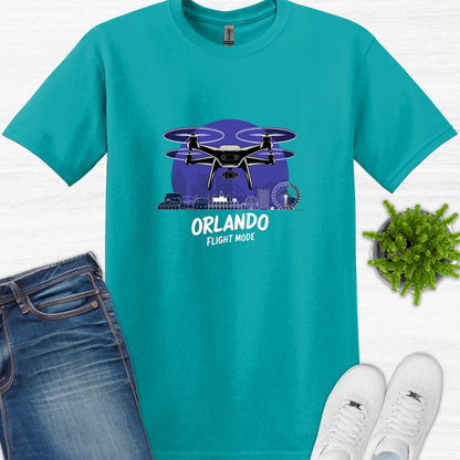 "Orlando Flight Mode" – Florida Drone Pilot T-Shirt