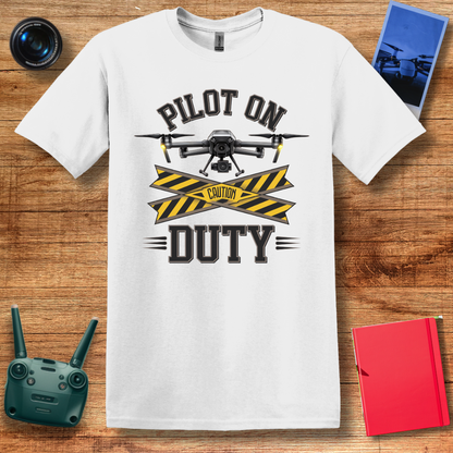 “Pilot on Duty” Bold Drone T-Shirt